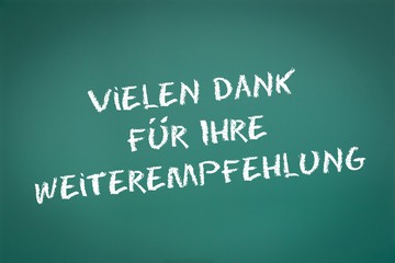 vielen Dank für Ihre Weiterempfehlung