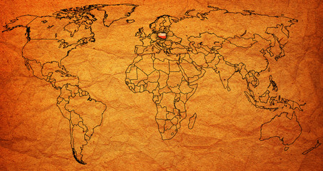 poland territory on world map