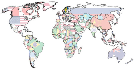 sweden territory on world map