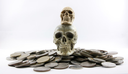 Still Life with a Skull concept on the art.
