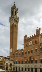 Fototapeta na wymiar Palazzo Publico, Siena, Italy