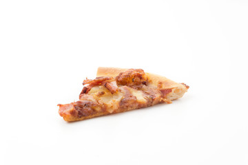 hawaiian pizza isolated on white background