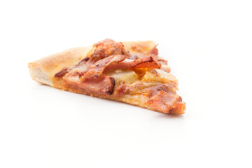 hawaiian pizza isolated on white background