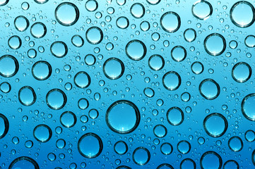  drops on glass
