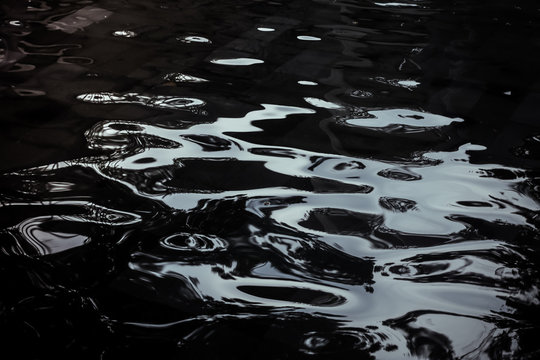 High resolution background of dark water or oil surface
