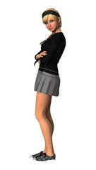 Fototapeta premium Teen Girl