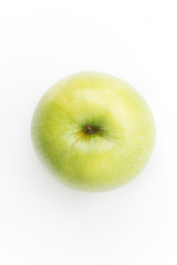 Green apple, isolated on white background