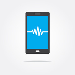 Waveform Heart Rate Phone Icon