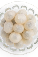 longan. fresh longan on the background