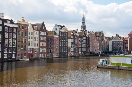 Amsterdam cityscape, the Netherlands.