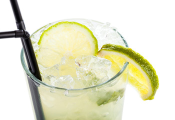 Mojito cocktail close-up