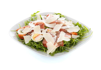Tasty raw meat salad