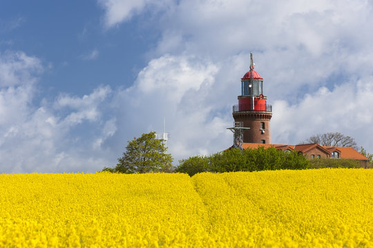Leuchtturm Buk in der Nähe von Kühlungsborn an der Ostseeküst