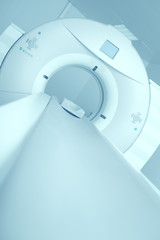 Newest CT, MRI scanner in a modern hospital