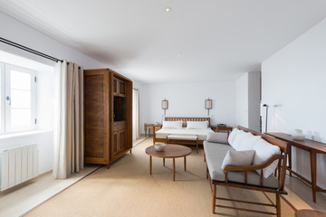Interior specious luxury bedroom