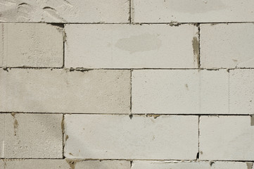 Foamed concrete block pattern background