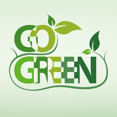 Go Green campaign symbol