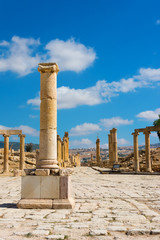 Ancient Jerash Jordan Forum Cardo