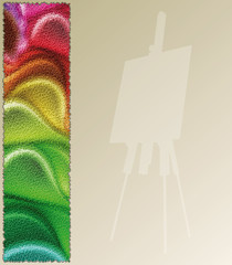 Abstract Background Painter : insert your text