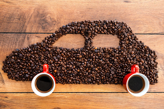 Coffee car. 