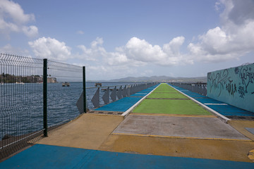 Brücke und Anlegestelle in Fort-de-France, Martinique