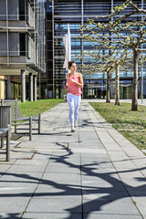 Fototapeta premium jogging woman