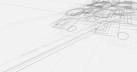 Integration technology with nature, sky. Best ideas for Business