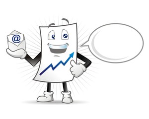 paper chart graph logo image vector