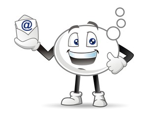 balloon mascot image vector