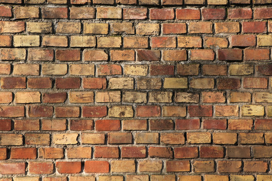 Old brick wall. Background texture.
