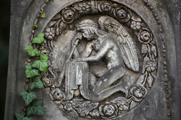 Malostransky Cemetery in Prague, Czech Republic.