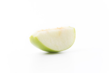 Green apple, isolated on white background