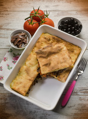 focaccia stuffed with black olives tomatoes and anchovies