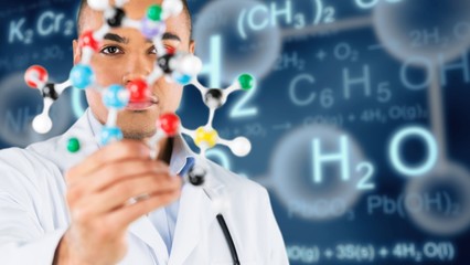 Student, chemistry, isolated.