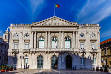 Fototapeta na wymiar Plaza del Municipio, Lisboa