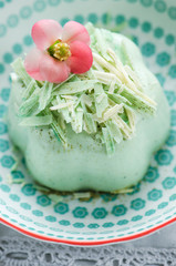 Green tea Panna Cotta