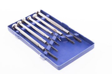 Destornilladores de precisión.