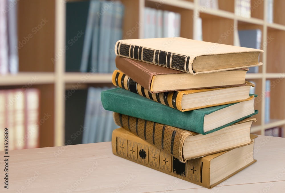 Wall mural Book, stack, old.