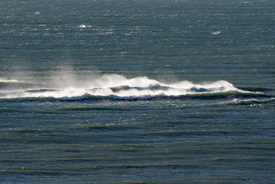 Atlantic Ocean Waves In Patagonia