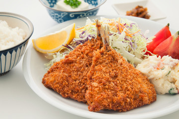 アジフライ定食