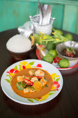 Thai red curry.