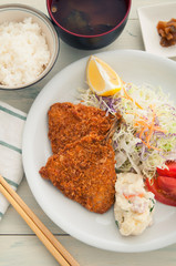 アジフライ定食
