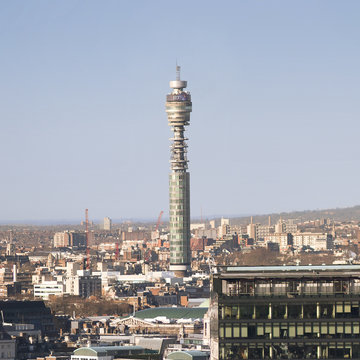 UK, England, London, Cityscape with British Telecom Tower