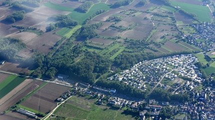 vue aérienne...alsace