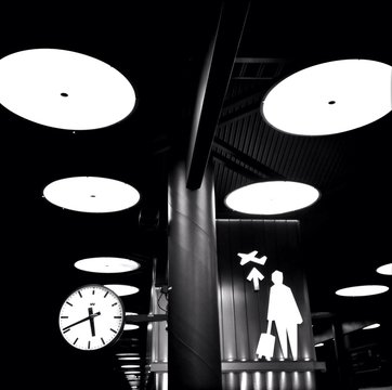 Sweden, Stockholm, Train station at Arlanda Airport