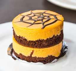 orange and chocolate cake