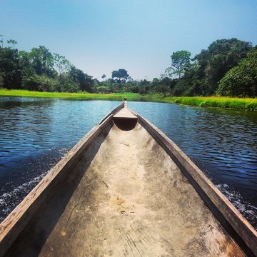Brazil, North Region, Amazon Canoe