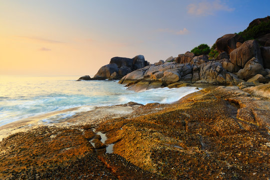 Thailand, Beautiful seascape of Similan island shore