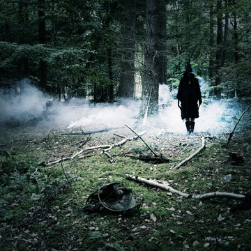 Witch in forest