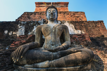 ruin temple at Sukothai Historical Park, Thailand